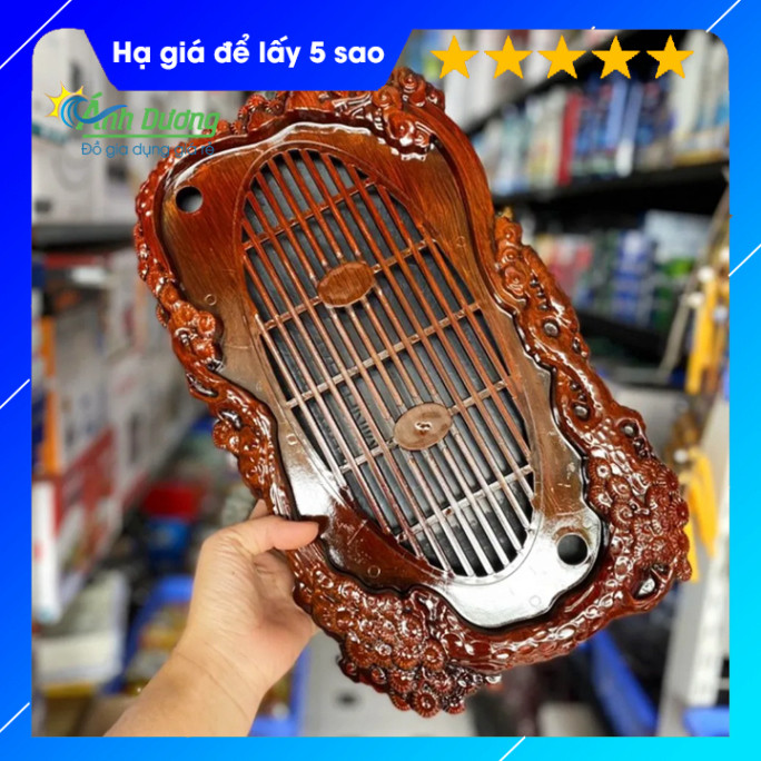 Khay Trà nhựa giả gỗ đựng trà TUIDO SHOP nước ấm chén tách bình trà đẹp cao cấp màu trắc đỏ