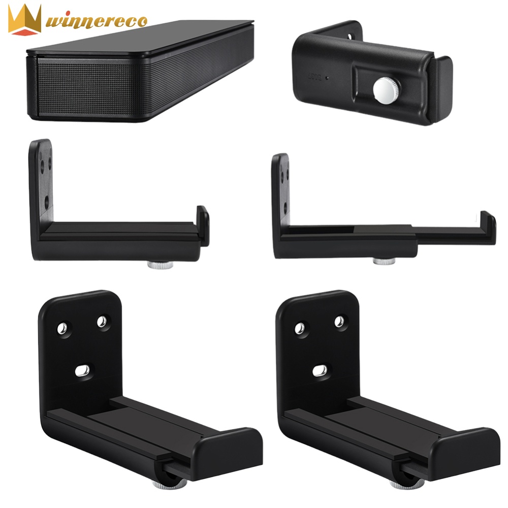 Soundbar Speaker Wall Holder Universal Sound Bar Under TV Mount Holds Up To 44lbs Drywall Sound Bar Wall Bracket for Vizio LG for Bose ราคา 481 บาท*ส่งฟรี
