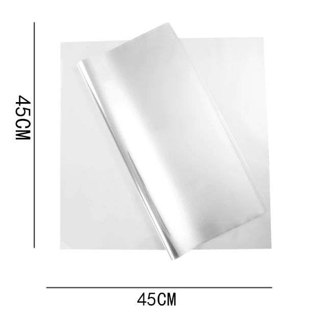 48PCS Clear Cellophane Wrap Roll For Gift Flower Bouquet Baskets Wrapping Arts Crafts Cellophane Wrapping Paper For Flowers Packing