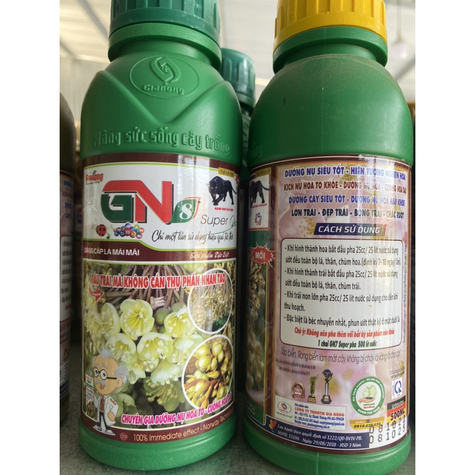 GN8 - GIA NÔNG 8 Super Đậu trái mà không cần thụ phấn nhân tạo