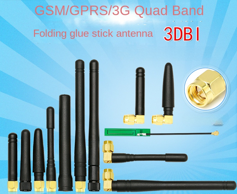 Ăng-ten GSM/3G/GPRS/NB-IoT | Cao Tăng Ích | Thiết Kế Nhỏ Gọn & Linh Hoạt - Hình Dao GSM - Kim Bên Trong SMA