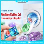 DAMAIsoap 50PCS Laundry Pods - Liquid Detergent Capsules