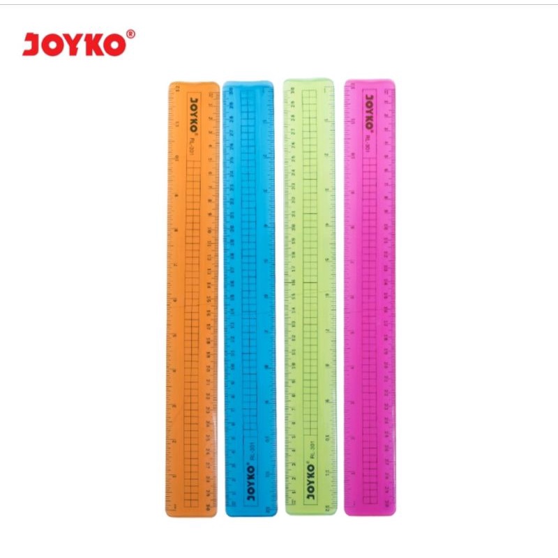 Penggaris Lentur 30 Cm Joyko Ruler Flexible RL-301
