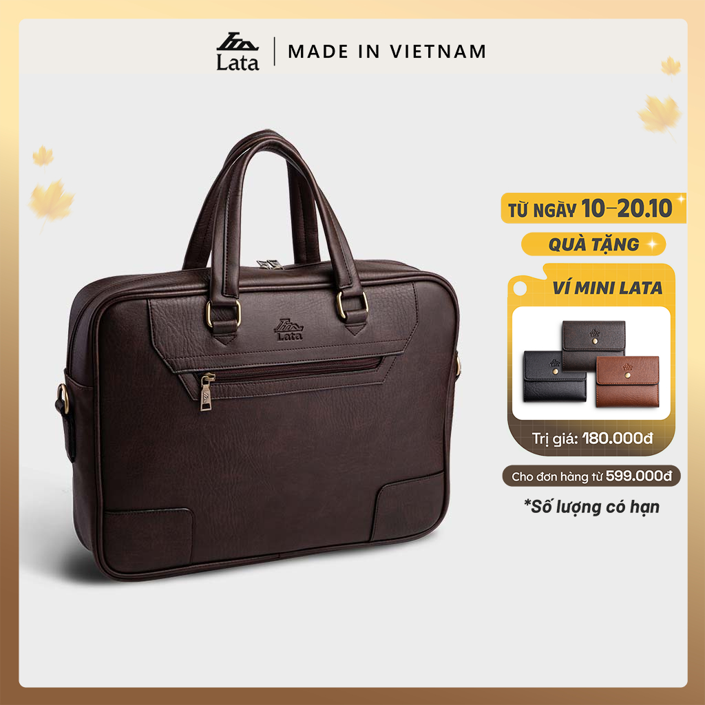Cặp Công Sở Lata (Thời trang nam basic - Cặp da CA30)