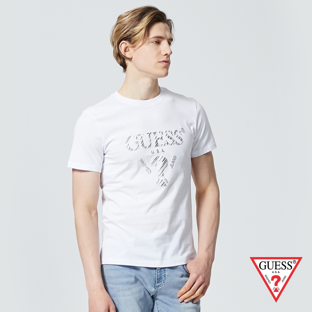 guess ivy striped tee
