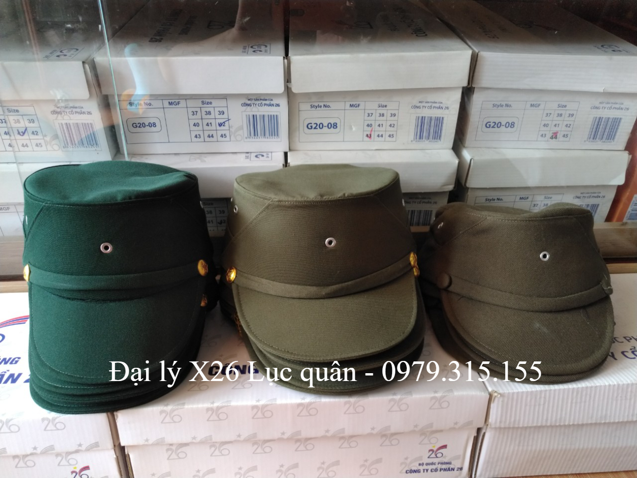 Mũ mềm cựu chiến binh màu xanh rêu, màu cỏ úa