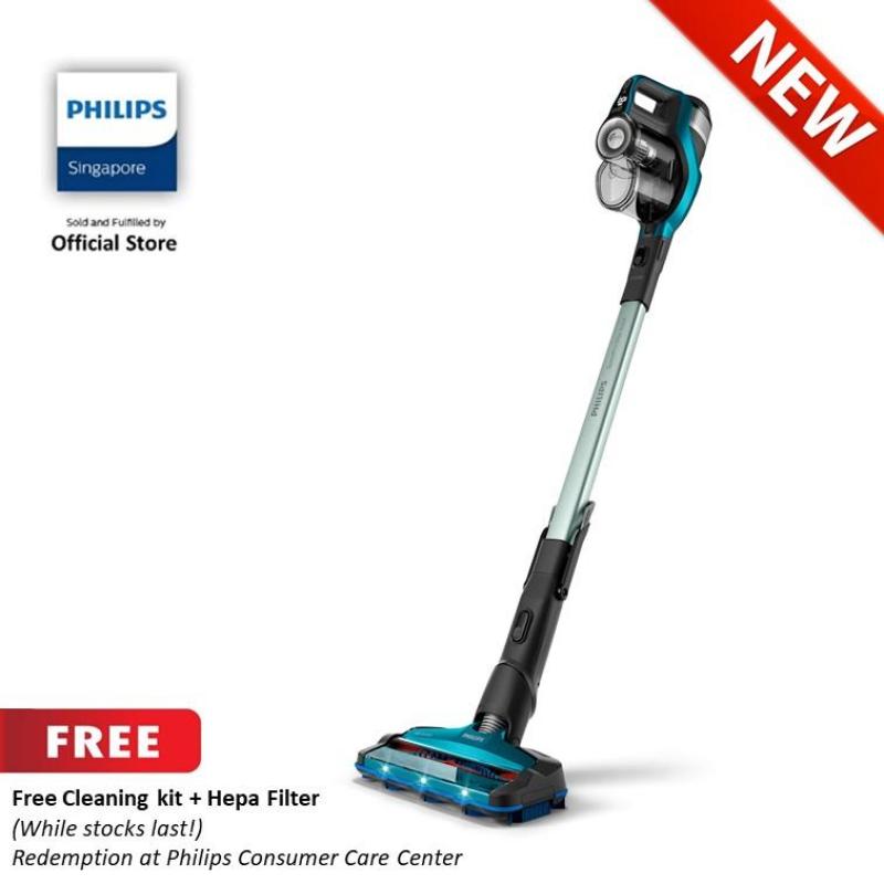 Free Cleaning kit + Hepa Filter (While stocks last!) (Redemption at Philips Consumer Care Center )With Philips SpeedPro Max Aqua Cordless Stick Vacuum Cleaner - FC6904/61 Singapore