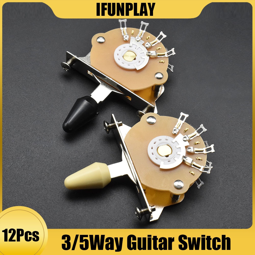12Pcs 3 Way 4 Way 5 Way Electric Guitars Pickup Selector Switch Super Toggle Switch Metal ST SQ Guitar Essories