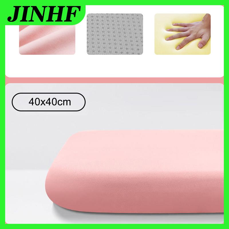 JINHF Bộ nhớ bọt băng lụa đàn hồi vải ghế đệm mềm ghế văn phòng Pad xe Ghế Pad cho dài ngồi thắt lưng hỗ trợ giảm đau