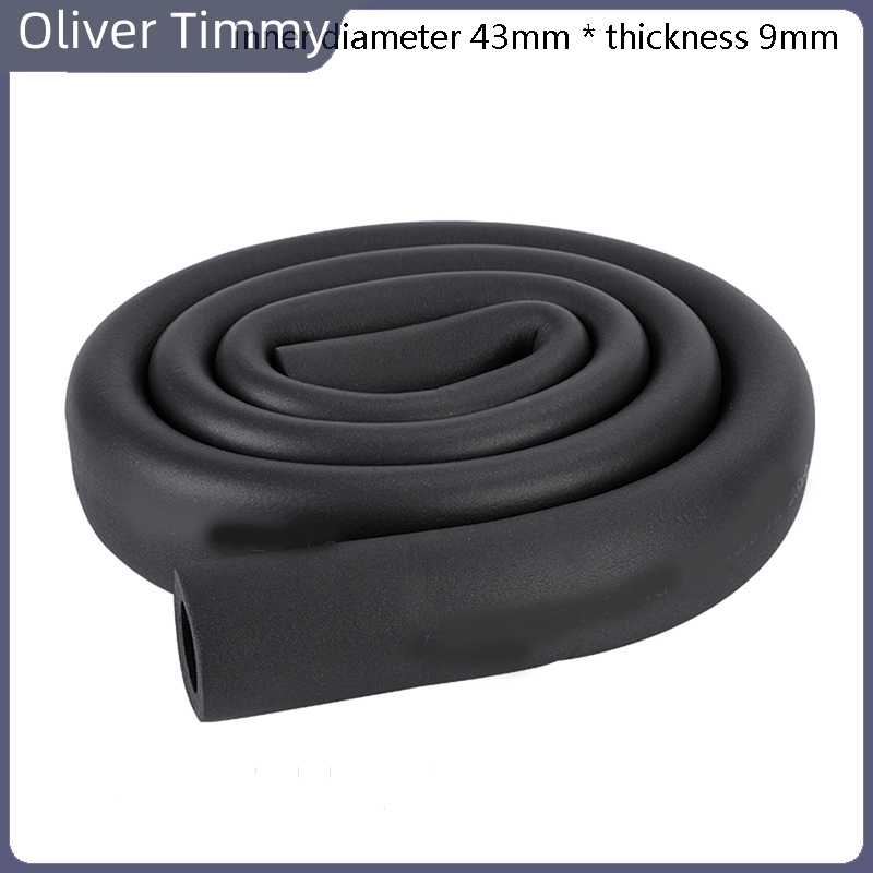 [Oliver Timmy] Ống cao su xốp 1.8m ống giữ đường ống Chống thấm nước màu đen ống bảo vệ cách nhiệt cho điều hòa không khí