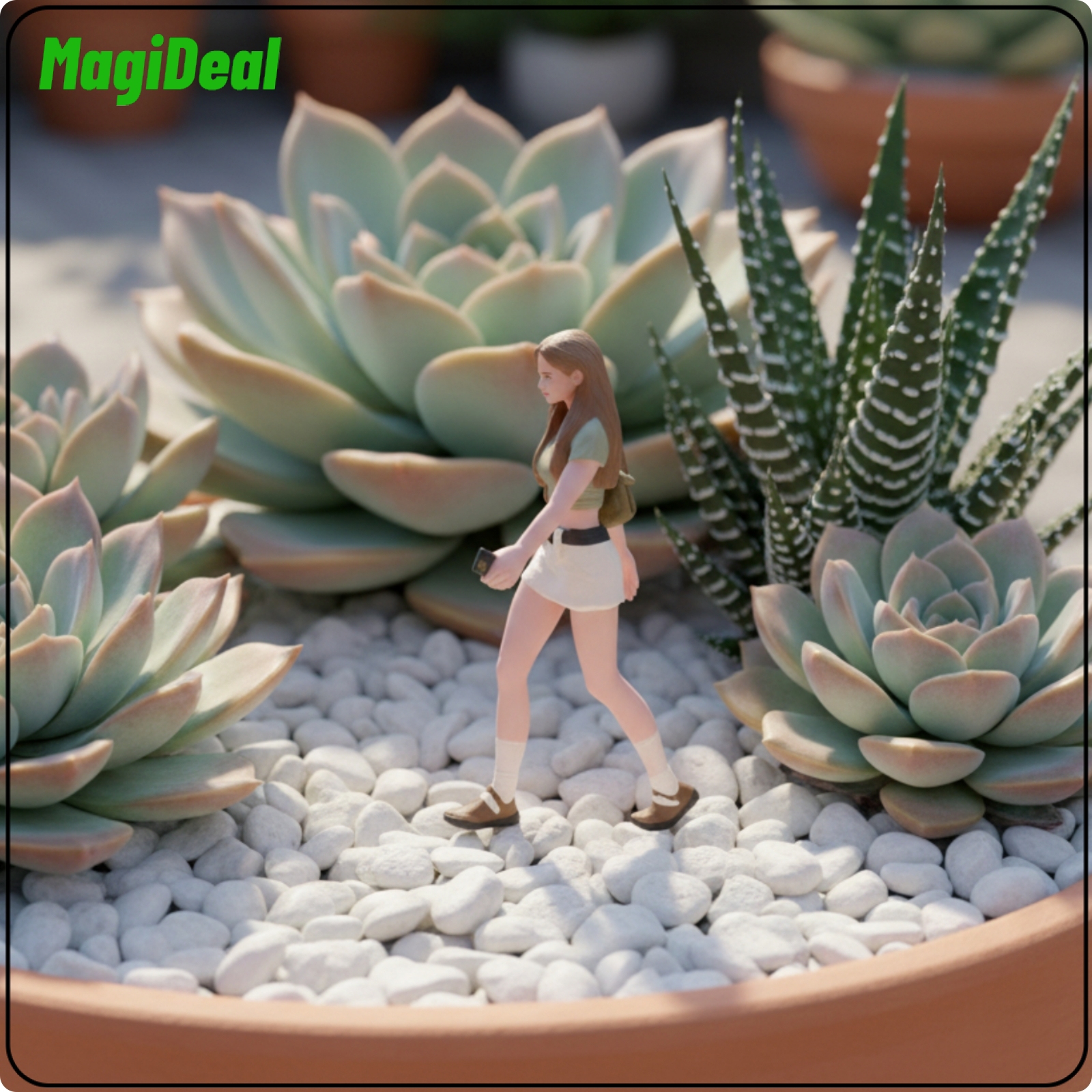 โมเดลฟิกเกอร์ อาร์ตทอย กล่องสุ่มของสะสม MagiDeal 1/18 Scale Miniature Human Figure Detailed Painted Miniature Figures Realistic Diorama Figures Lifelike for Collectors