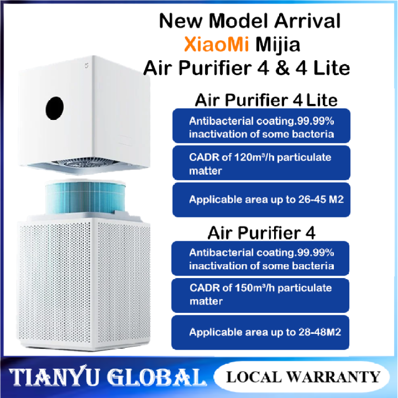 【SG Ready Stock】Xiaomi Mijia Air Purifier 4 / Mijia Air Purifier 4 Lite / Smart Air Purifier [Global Version] Singapore