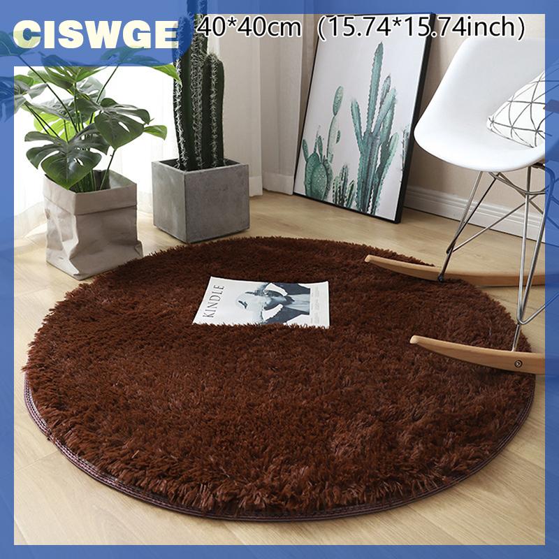 CISWGE Fluffy Len Thảm Phòng Khách Thảm Giả Lông Vòng Mat Phòng Trẻ Em Phòng Dài Sang Trọng Thảm Nhà Phòng Ngủ Trang Trí Nội Thất Xù Xì Thảm