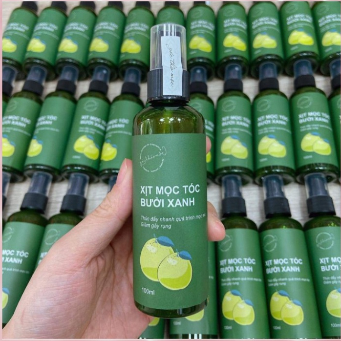 Xịt mọc tóc bưởi xanh, xịt bưởi kích thích mọc tóc