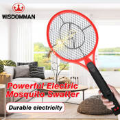 WISDOMMAN Electric Mosquito Swatter Racket