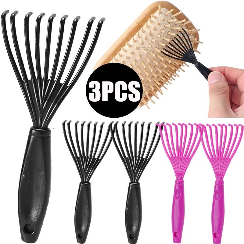 1/3pcs Mini Hair Comb Cleaner Brush Hair Removal Cleaning Claw