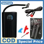 SHZTGM Xách tay lốp Inflator máy bơm không khí nhỏ gọn có thể sạc lại máy nén khí cho bóng xe máy nhanh Lạm Phát điện máy bơm không khí