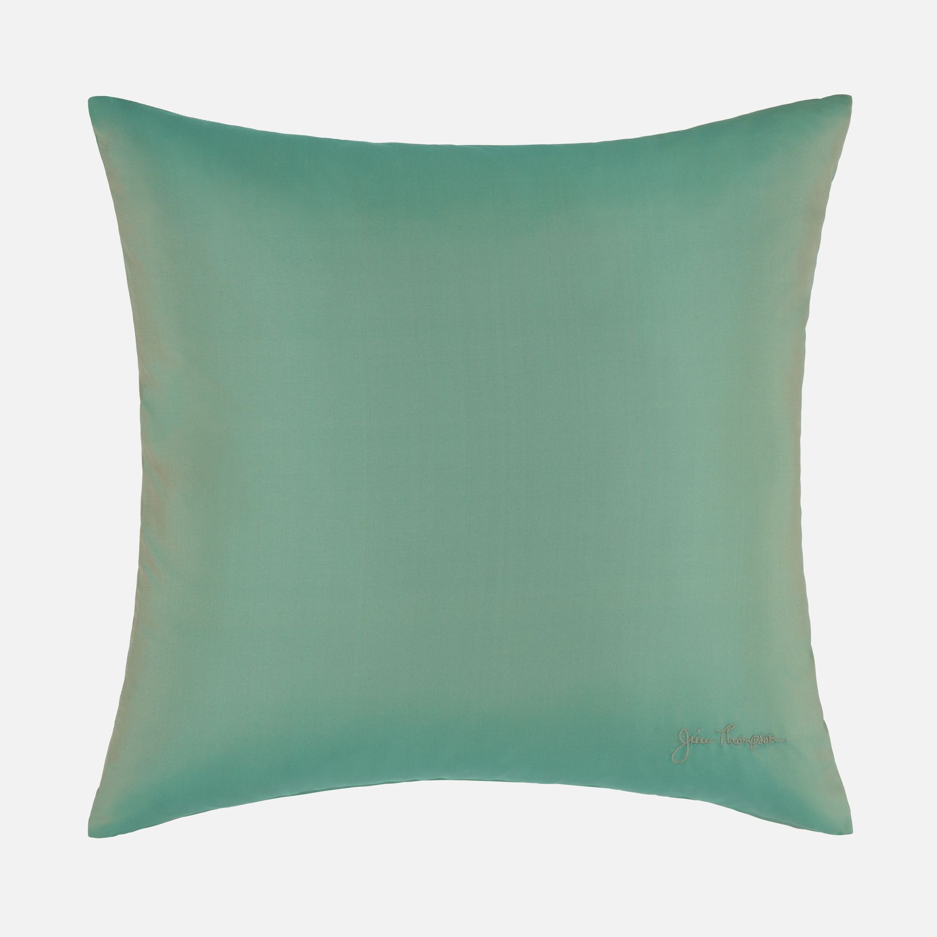 Single color Silk Cushion Cover 18" - Seaform Green ราคา 900 บาท*ส่งฟรี