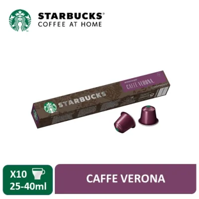Starbucks Verona by NESPRESSO Coffee Capsules / Coffee Pods 10 Servings [Expiry May 2022]