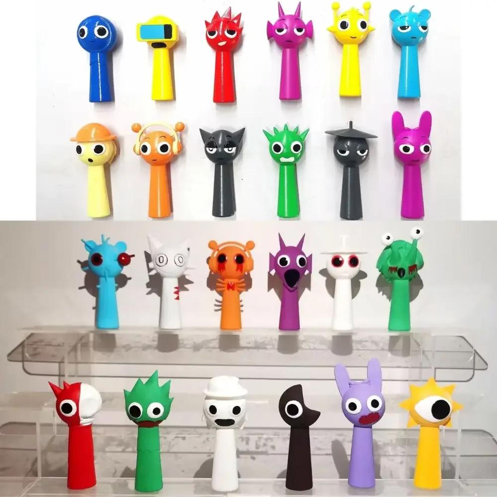 Hot 6/12pcs set Sprunki Figures Toys Sprunki Sprunki Figures Sprunki Game Cartoon Children Birthday Gifts Christmas Gifts Toys