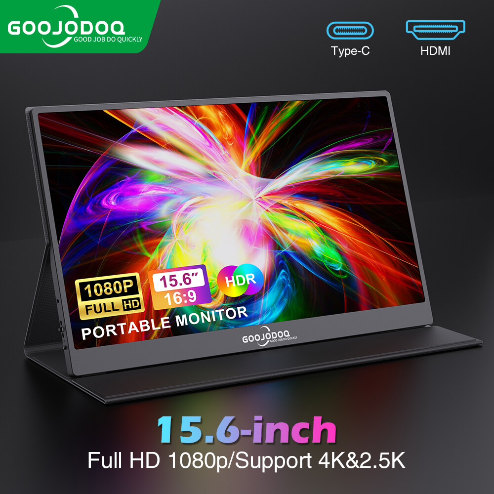 Goojodoq Single-sided touch มอนิเตอร์ แบบพกพา touch monitor สําหรับแล็ปท็อป 15.6 นิ้ว 1920*1080P FHD IPS USB-C HDMI สําหรับ iPad PC Mac Phone Xbox Switch PS4 ราคา 2,599 บาท*ส่งฟรี