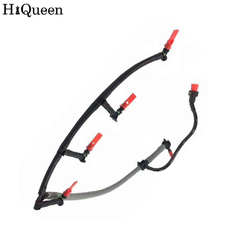 HiQueen Fuel Return Overflow Injector Leak Off Pipe Hose Compatible For Transit 2.2 1761932 BK3Q-9K022-AG Car Accessories