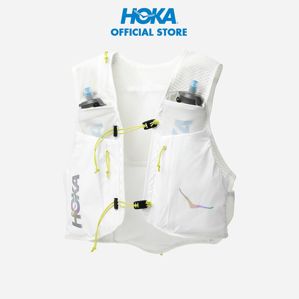 Áo Vest Nước HOKA Trail Run 10L - Trắng - 1175570-WHT