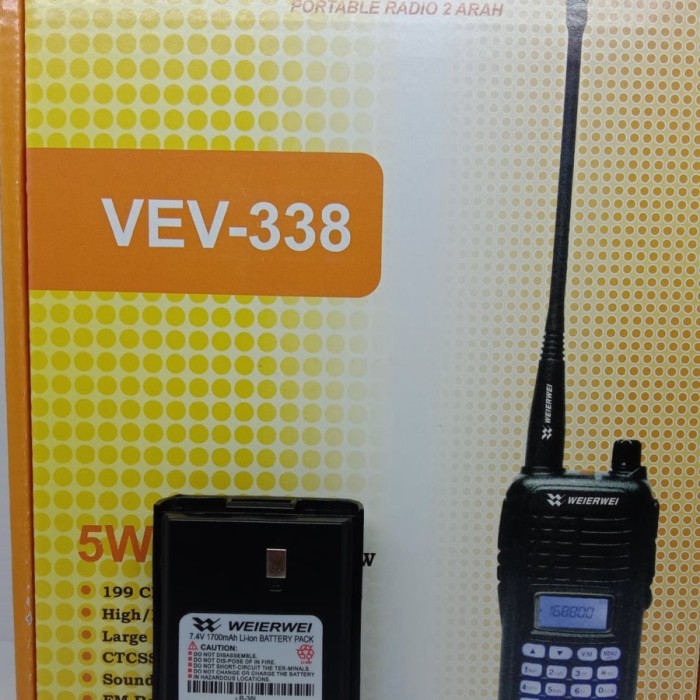 BATTERY HT WEIERWEI VEV-338 Harga  300,000 Ringgit*Penghantaran Percuma