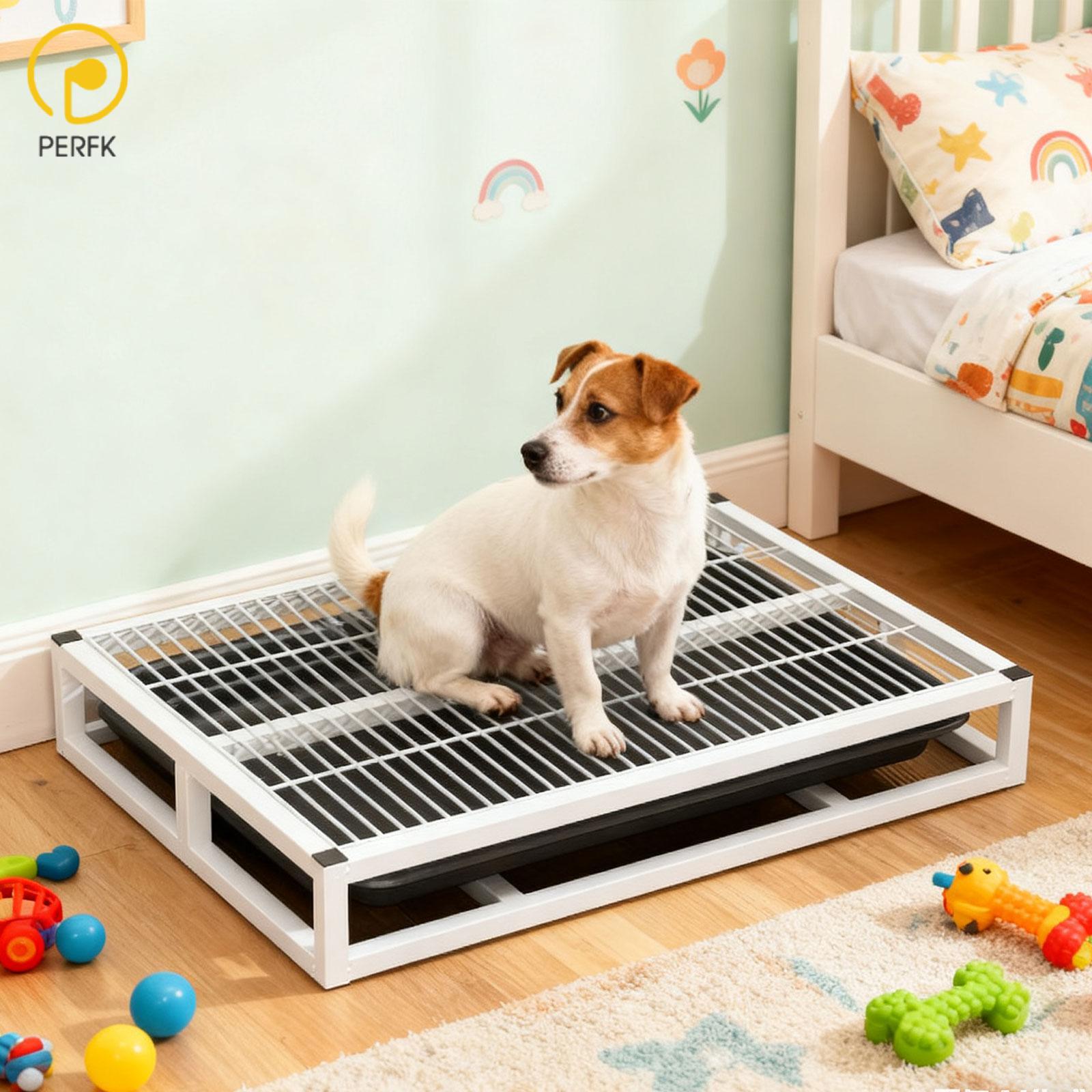 Dog Potty Tray Anti Slip Keep Clean Lattice Pee Pad Holder Dog Litter Box Dog Toilet ราคา 25,624 บาท*ส่งฟรี