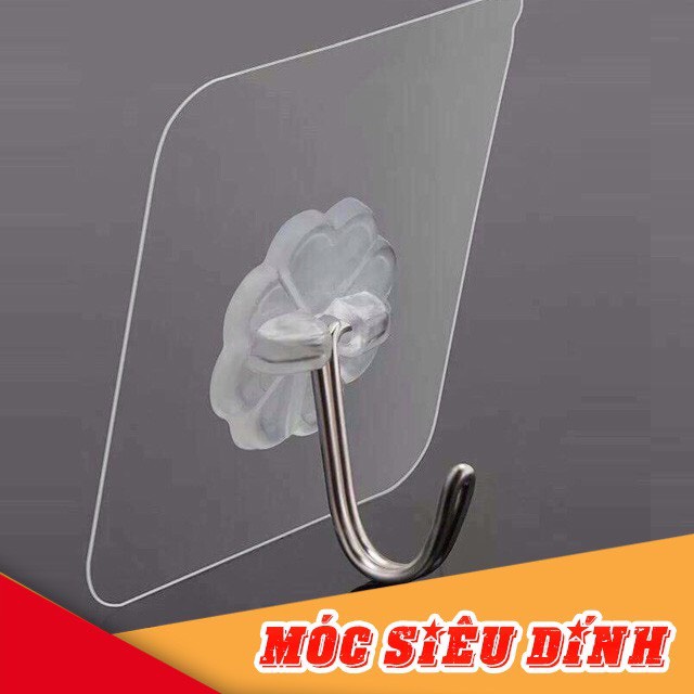 Móc dính cường lực COMBO 100 CÁI móc dính tường Móc dán siêu dính, siêu chắc" hay còn lại là móc dán thần thánh đây ạ