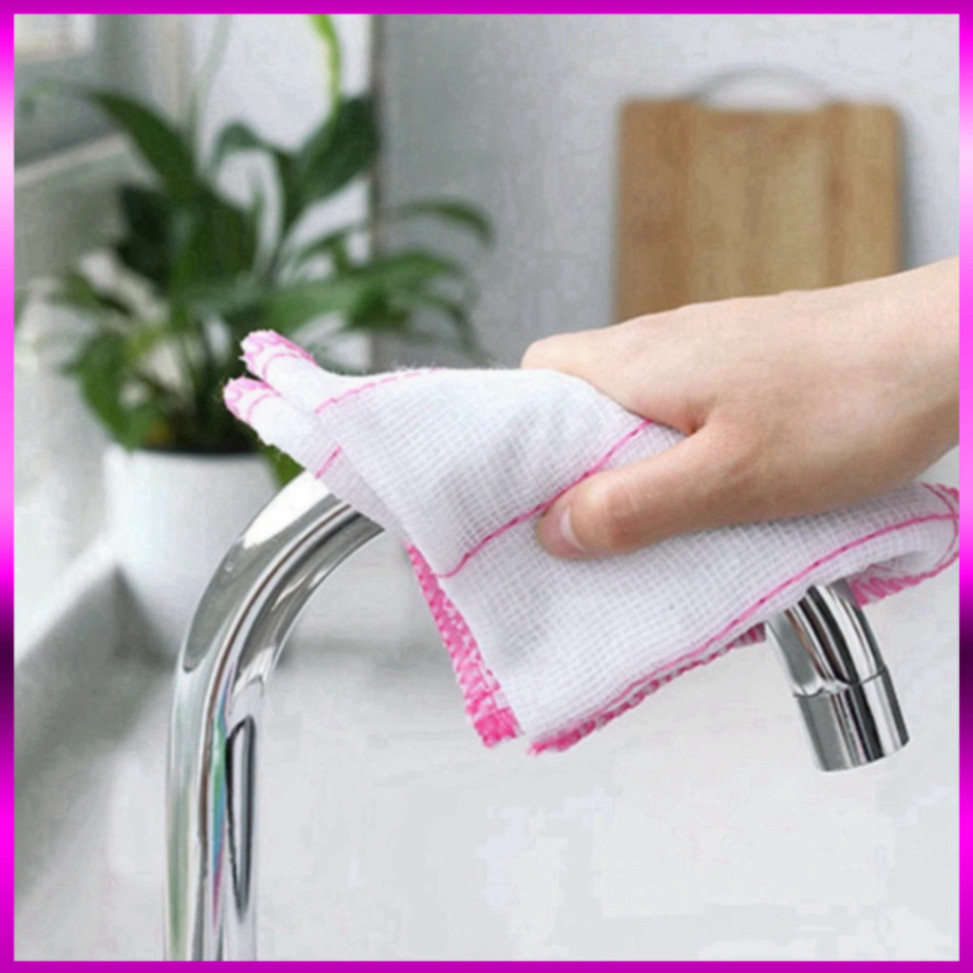 Khăn Lau Chùi Vệ Sinh Sợi Tre Đa Năng Tiện Lợi Dành Cho Nhà Bếp, Lau Chùi Đĩa, Chống Đầu Mỡ Vệ Sinh Đa Năng Tiện Lợi Dàn
