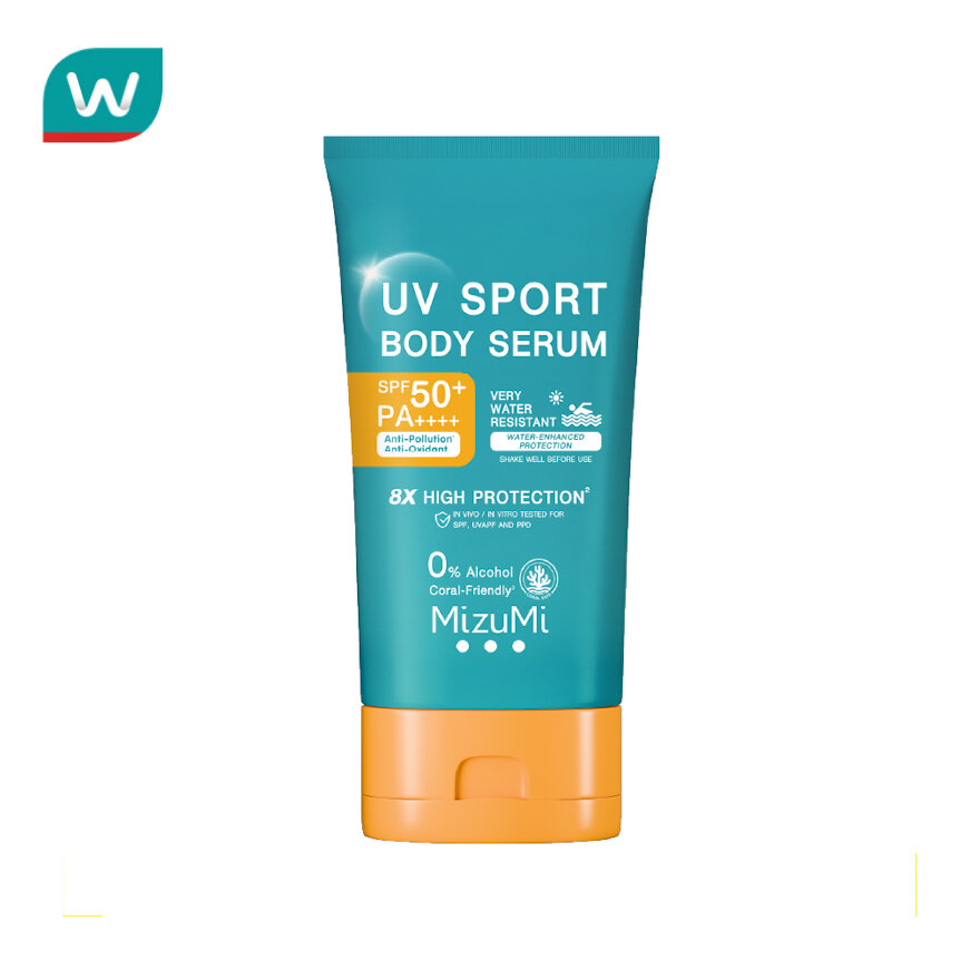 MizuMi UV Sport Body Serum SPF50+ PA++++ 100 g. ราคา 590 บาท*ส่งฟรี