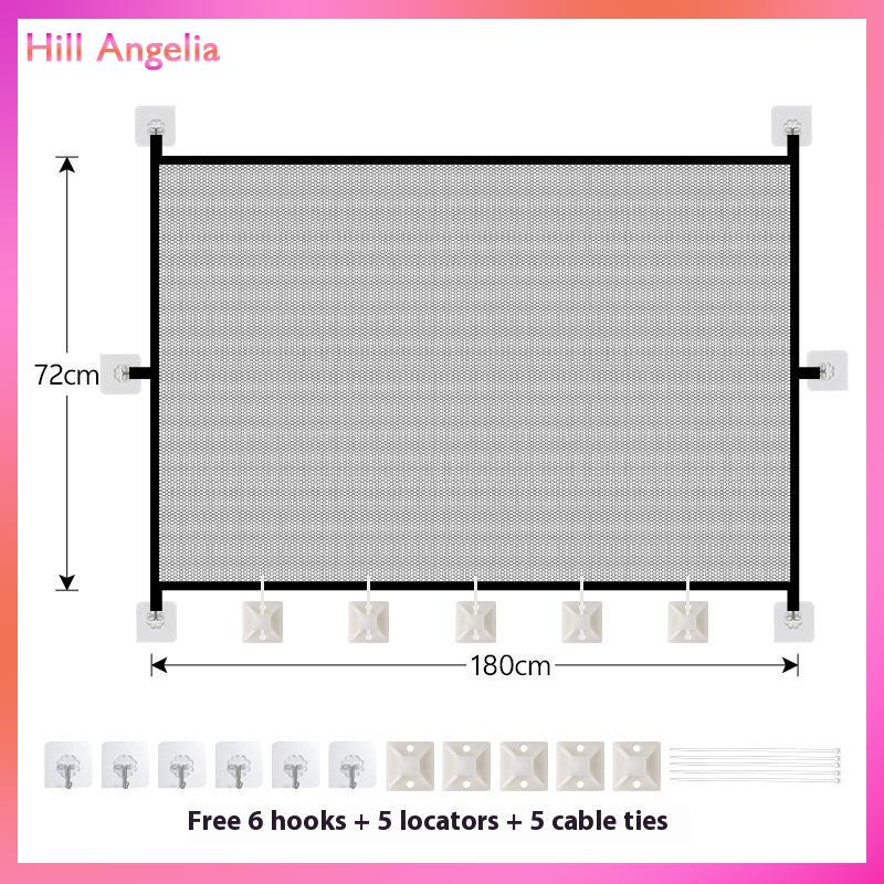 [Hill Angelia] Có thể gập lại con chó hàng rào Pet cách ly Net an toàn hàng rào Pet ma thuật cổng bé an toàn cửa - 7