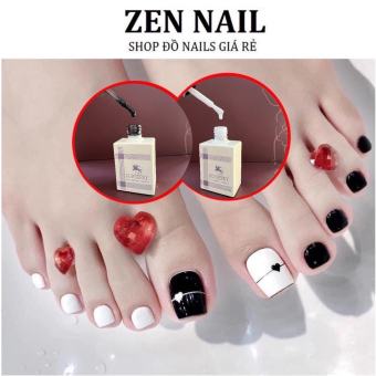 Sơn gel trắng, đen, nước gạo tone màu cơ bản, 15ml