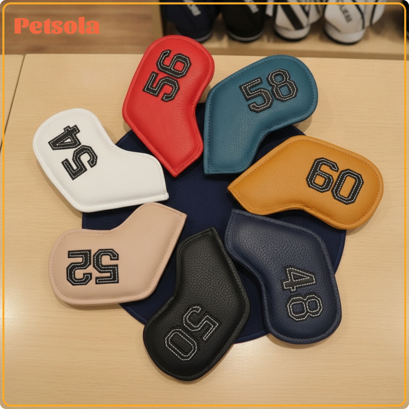 petsola High-Quality Golf Club Head Cover Sleek Golf Headcover Stitched Soft for Golfers ราคา 15,744 บาท*ส่งฟรี