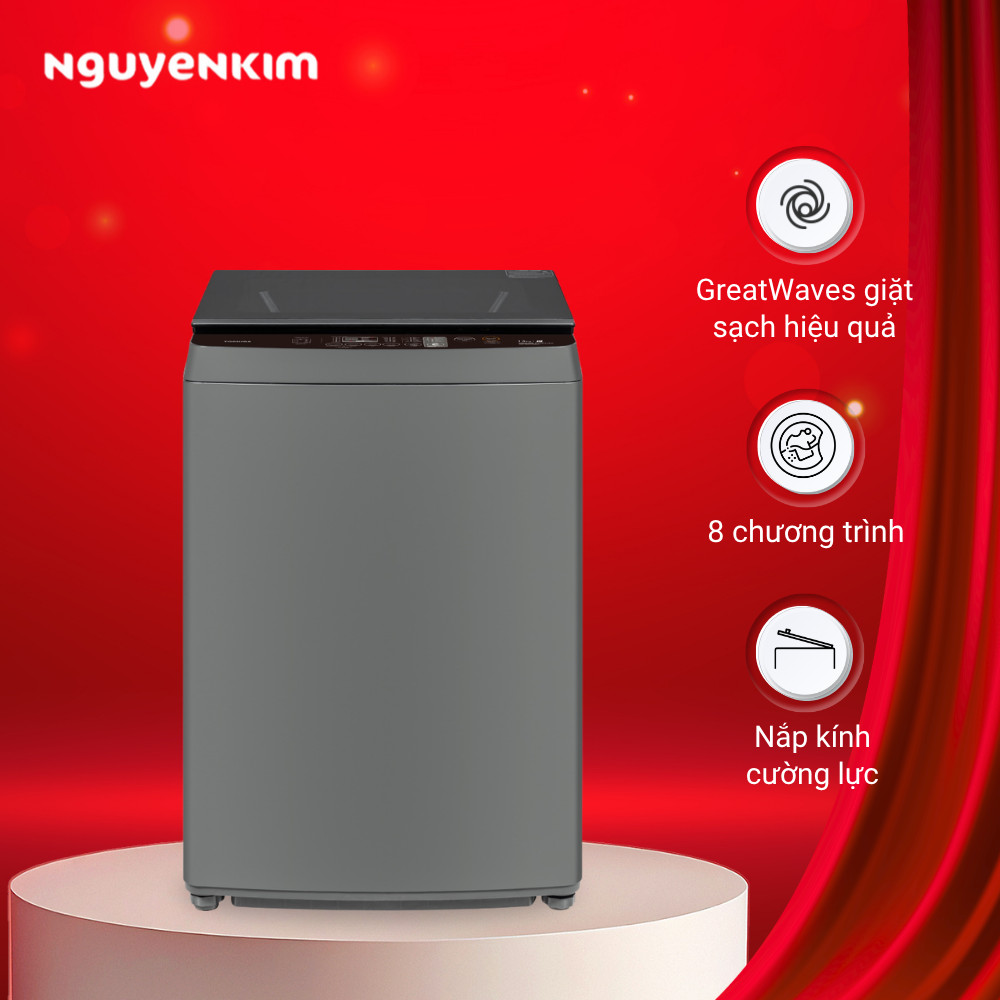 [Mới 2026] Máy giặt Toshiba Inverter 13 kg AW-DM1400LV(MK)