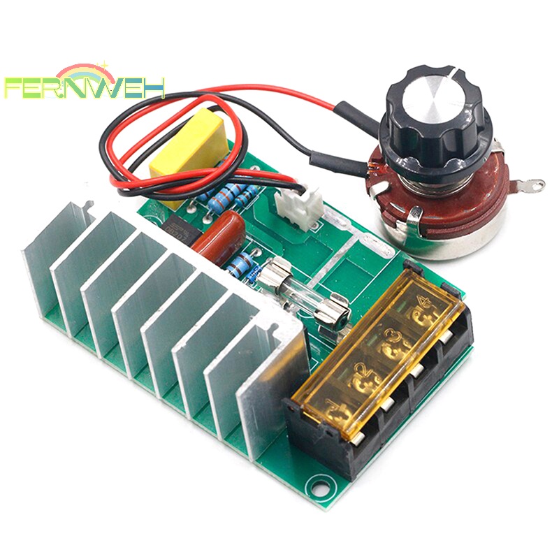 256 4000W 0-220V AC SCR Bộ điều chỉnh điện áp Bộ điều chỉnh tốc độ động cơ Bộ điều chỉnh độ mờ [MỚI]