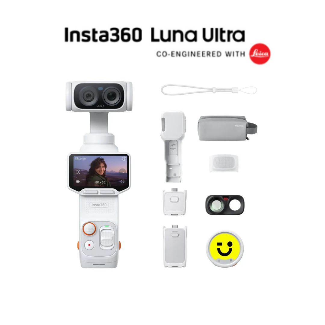 Insta360 Luna Ultra - Dual-lens 8K gimbal camera