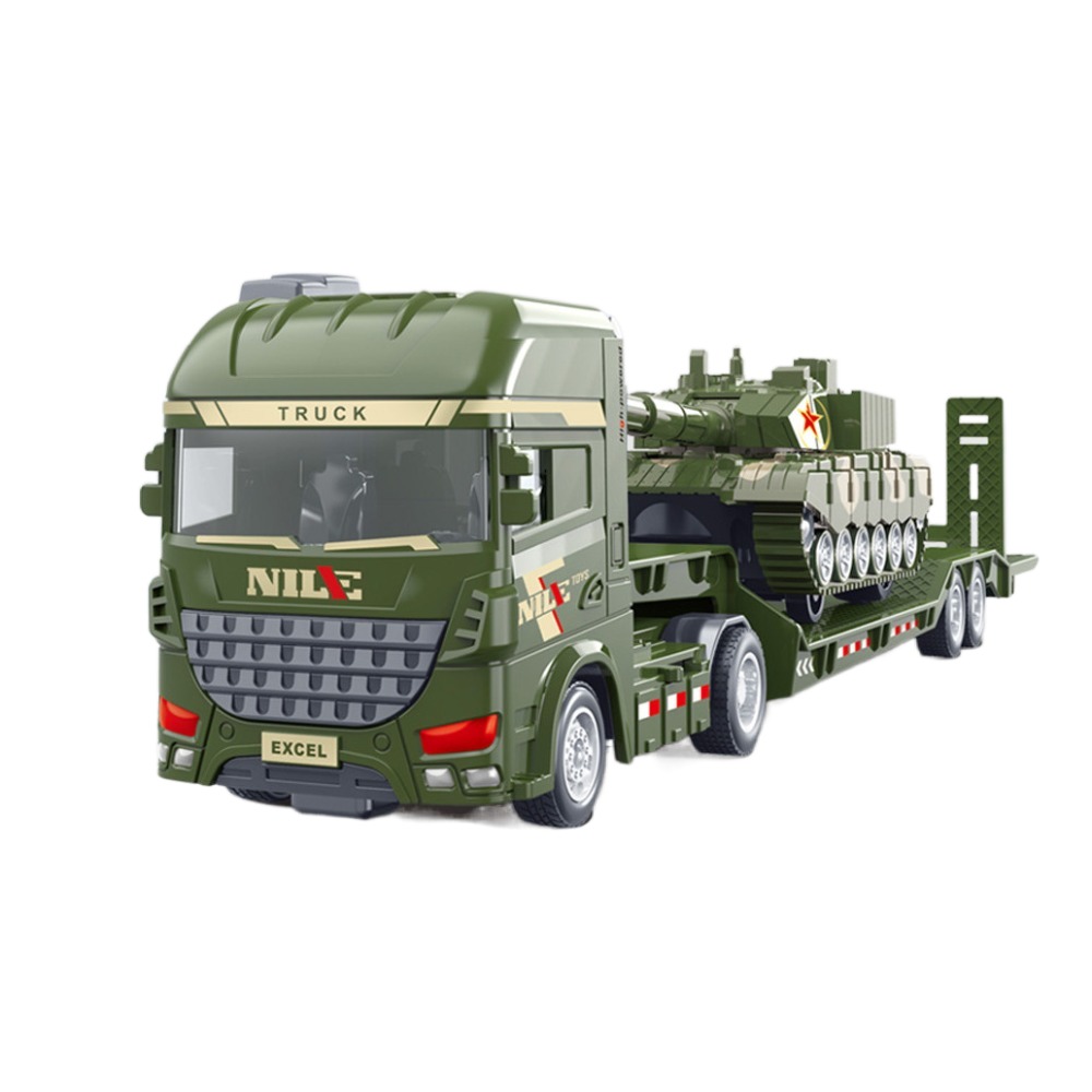 HUAN Tỷ lệ 1/50 Đồ chơi xe xây dựng Quà Tặng Xe bán tải Đồ chơi kỹ thuật tương tác Bền Hợp  Đồ chơi quán tính cho trẻ em Dành cho trẻ em - 3