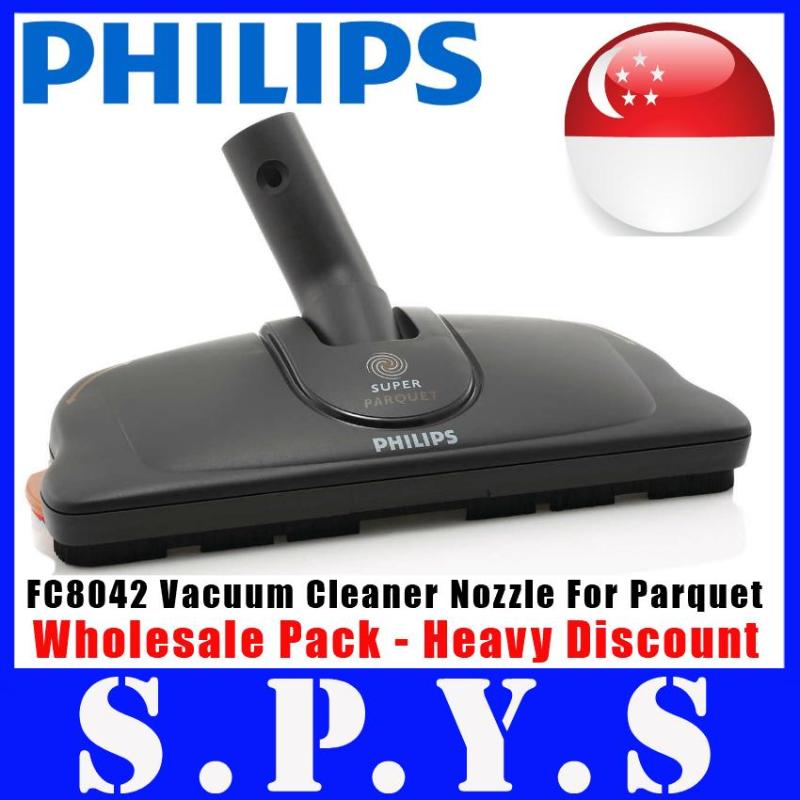 Philips FC8042 Nozzle For all Philips Vacuum Cleaners of 32 to 35 mm diameter. Specially made for hard floors. Consists of 2 adaptors, 1 nozzle and 2 pairs of pads. Wholesale Pack - No Retail Packing. Guaranteed Original Philips Singapore Product. Singapore
