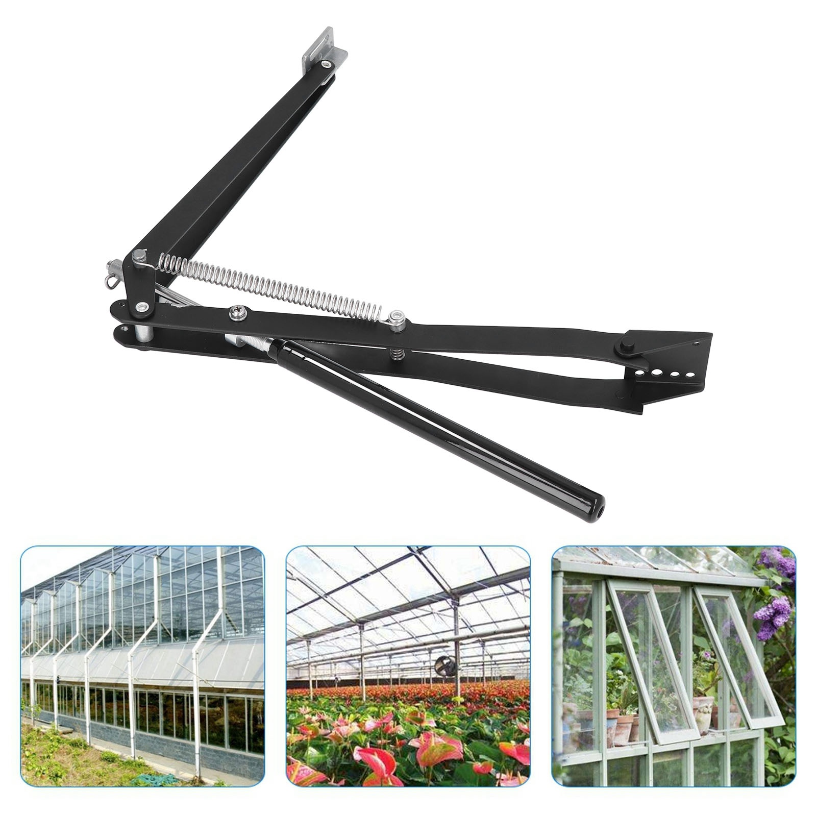Sungoayue nhà kính dụng cụ mở cửa sổ năng lượng mặt trời nhạy với nhiệt độ tự động Vent Opener nhôm thông gió Opener