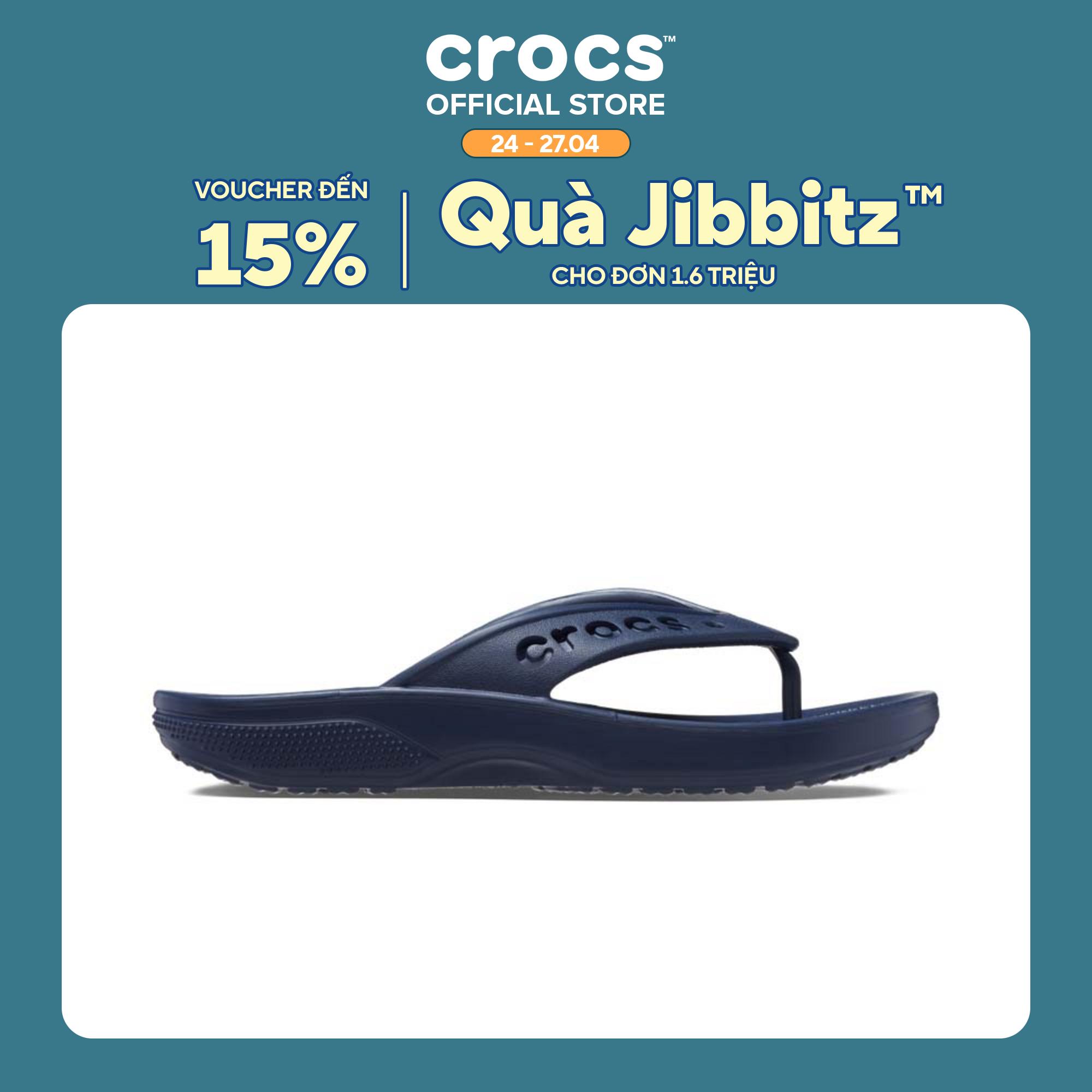 [SẢN PHẨM ĐỘC QUYỀN] Dép xỏ ngón Unisex Crocs Baya II - Navy - 208192-410
