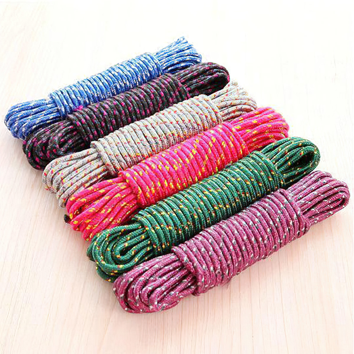 Dây dù paracord đa năng 10 lõi dài 10m, dây dù sinh tồn, cắm trại