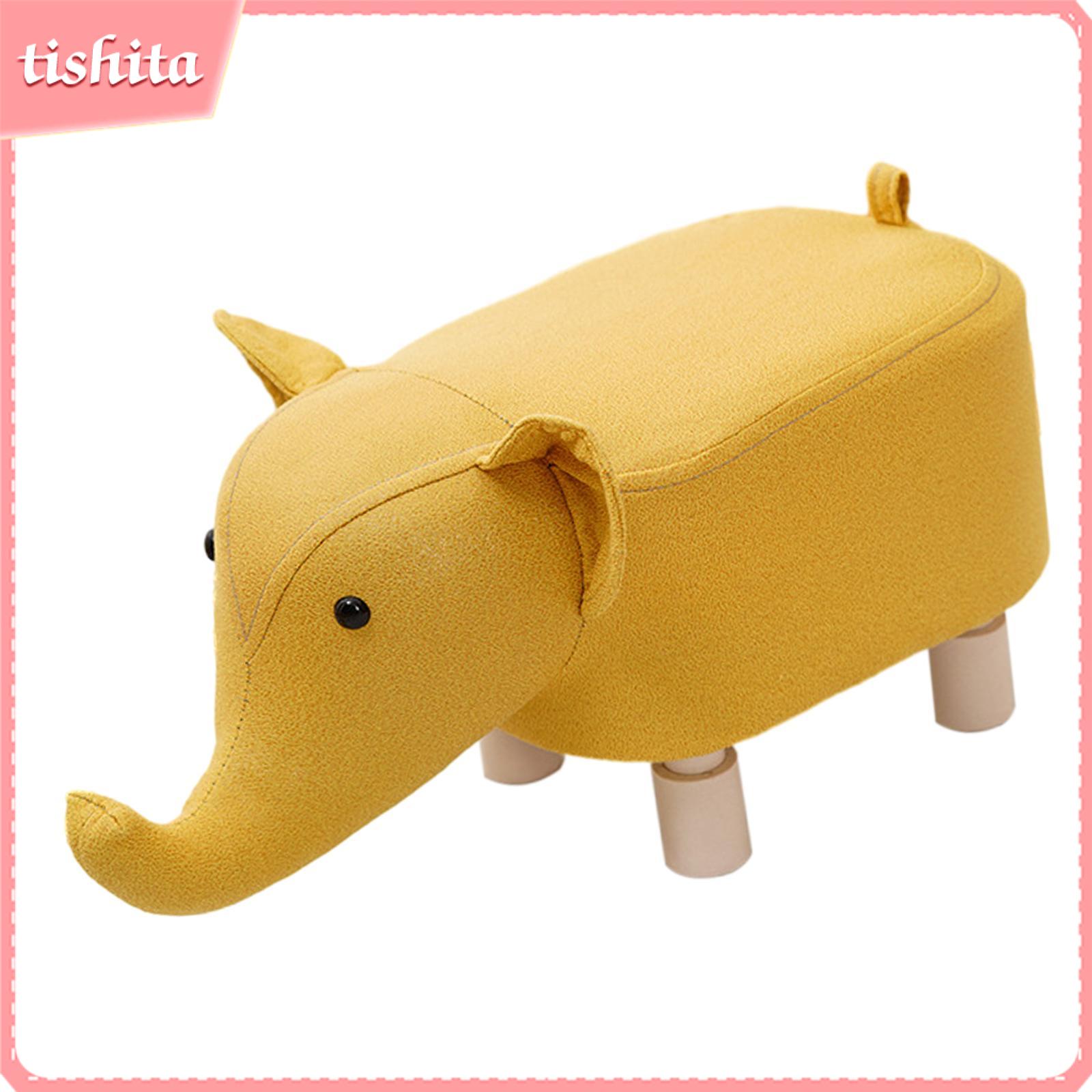 tishita Animal Footstool Animal Stool Footrest Ottoman for Guest Room Entryway Porch