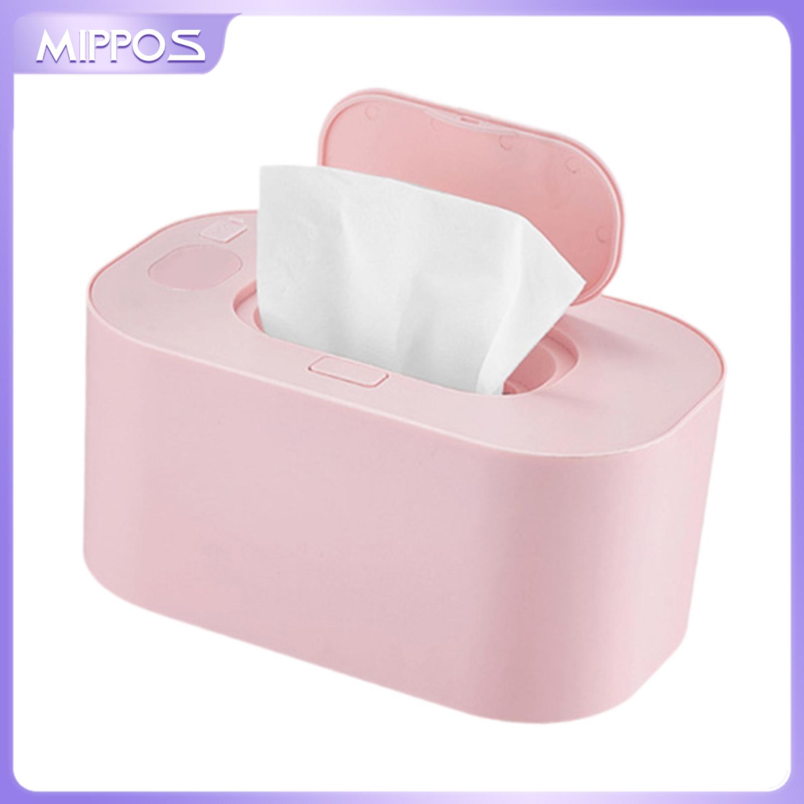 Mippos Wipe Warmer Thermal, Warm Wet Towel Dispenser Wipe Dispenser Case, Home Use Tissue Heater Napkin Heating Box Cover for Home,