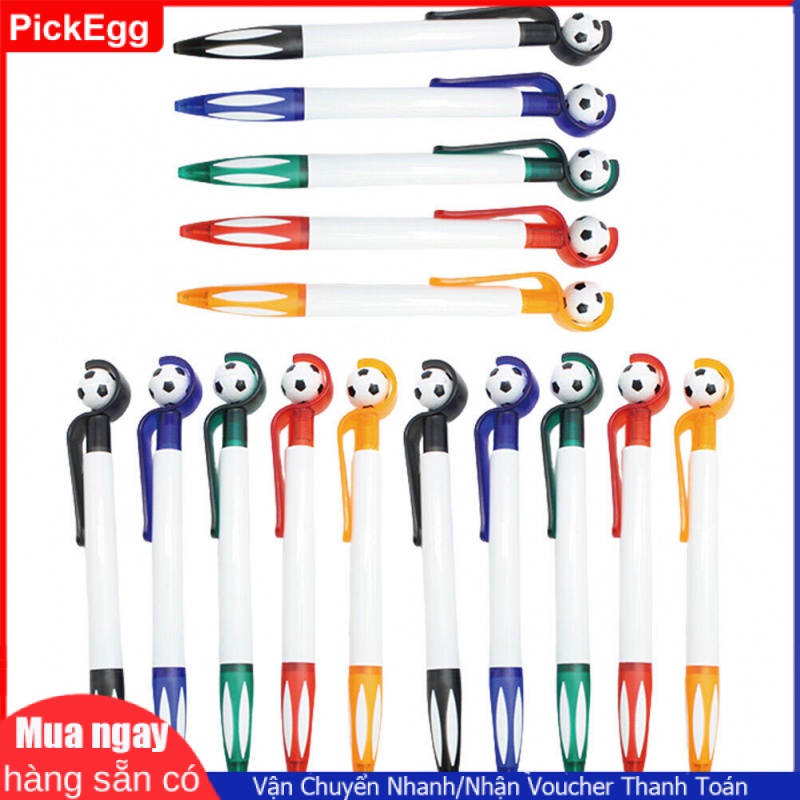 💖💖💖Pickegg 15 cái Bút bóng đá bút bi sinh viên văn phòng phẩm cho trẻ em bút bi trang trí
