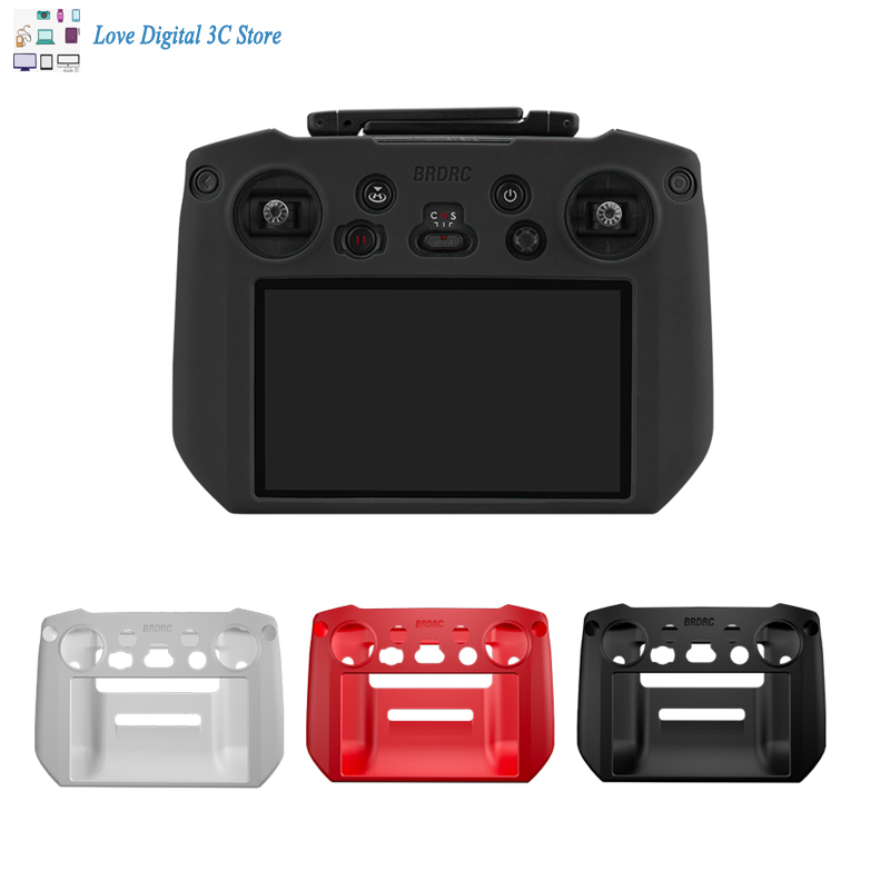 Vỏ silicon chống bụi Non-Slip bảo vệ Bìa Tương thích cho DJI Mavic 3 RC Pro với màn hình điều khiển từ xa