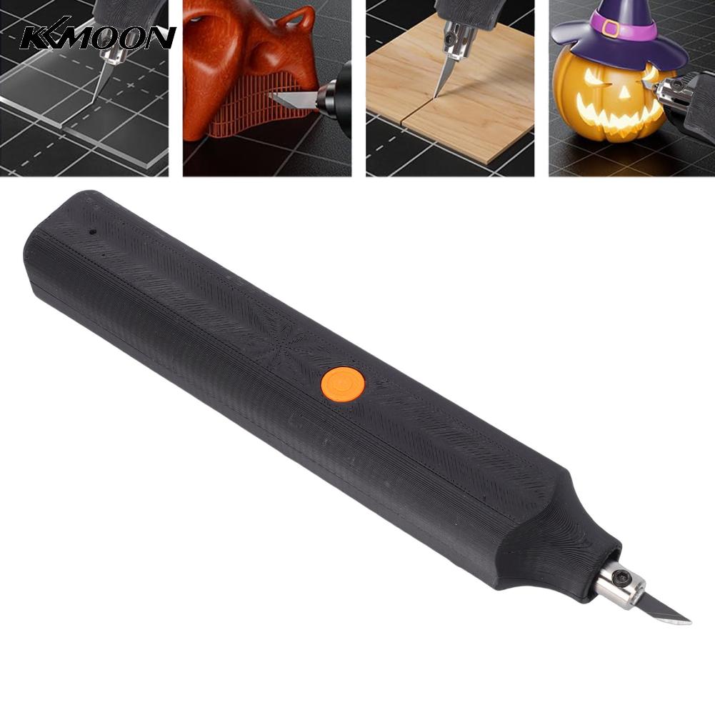 KKmoon Ultrasonic Cutter Set 40KHz Handheld Ultrasonic Cutting Tool with 30 Blades for 3D Printing Plastic Wood Resin