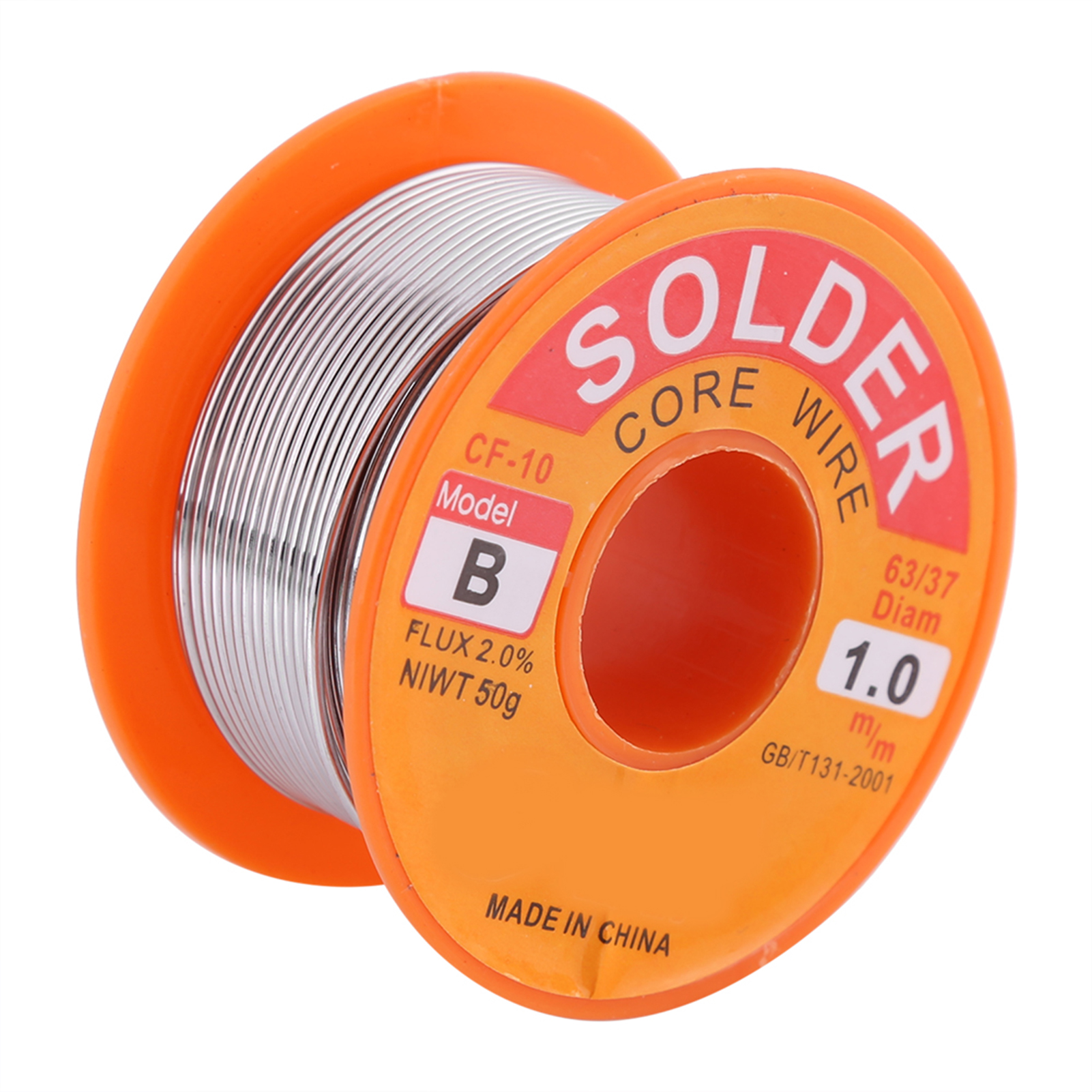 Chất hàn lõi nhựa thông 63/37 50g - Chất trợ dung 2%, Đa năng 0,6/0,8/1,0mm cho Điện tử & Hàn DIY