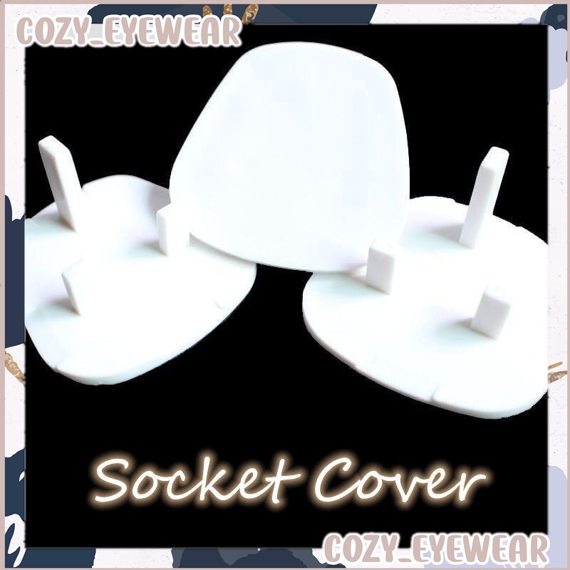 (1 PC) Socket Cover Baby Kid Children Safety 3 Pin Plug Protector Childproof Power Electric Protection Cap Anti Shock